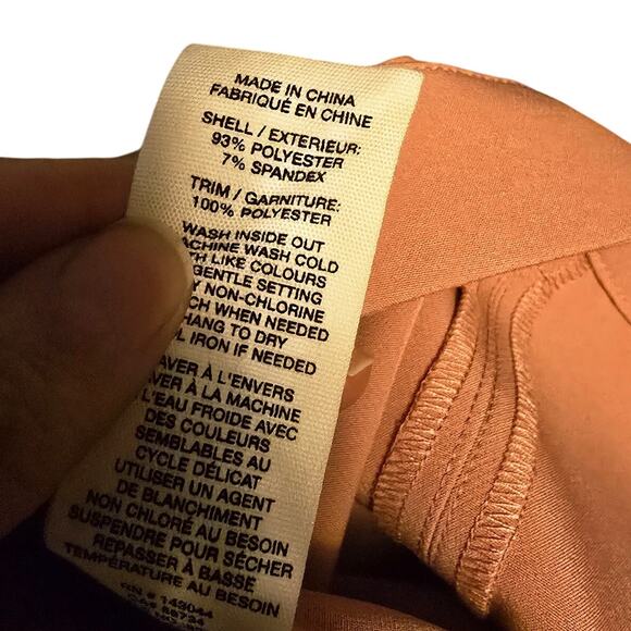 Avec les Filles pink wide leg cropped pants size 10 - Picture 5 of 5